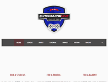 Tablet Screenshot of elitegaminglive.com